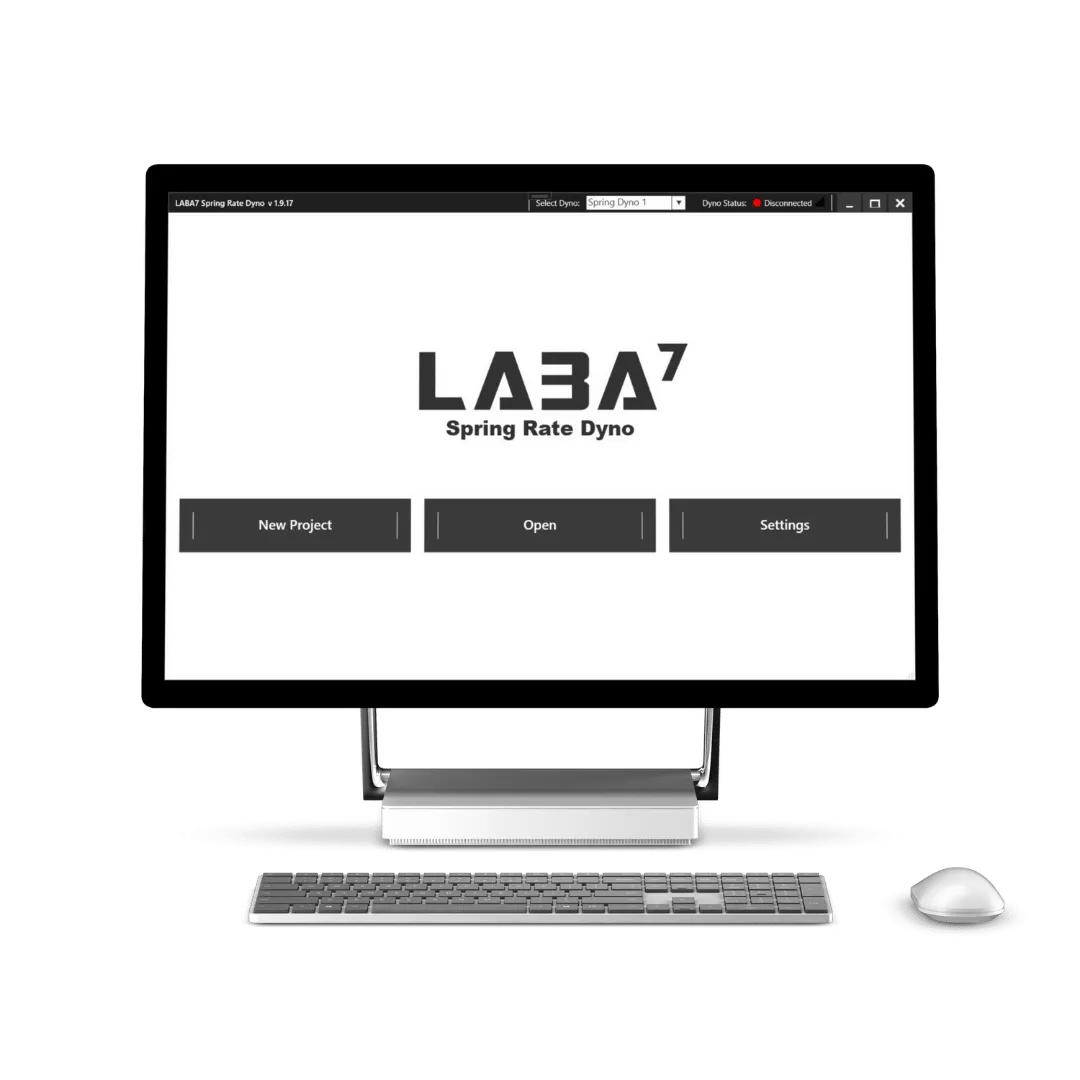 LABA7 Spring rate tester software