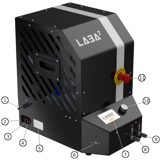 LABA7 vacuum bleed pump DAILY