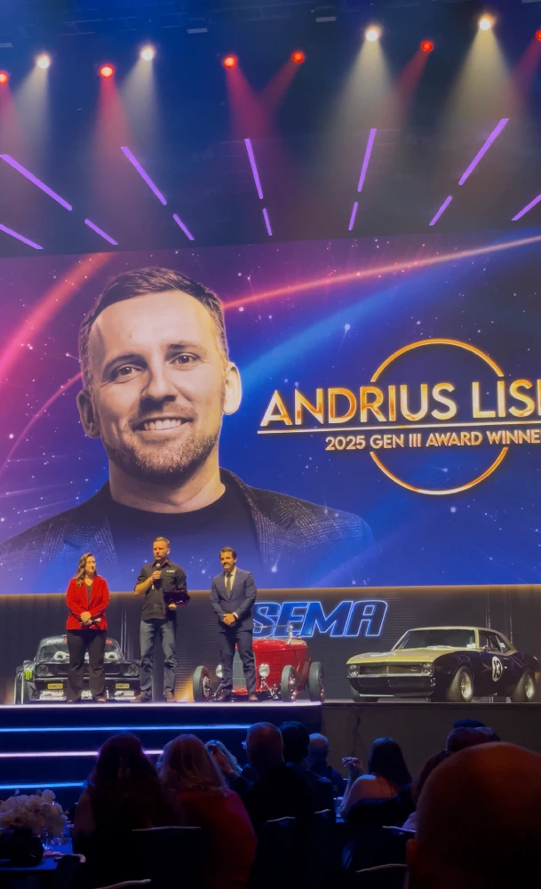 A. Liskus on Stage SEMA 2025