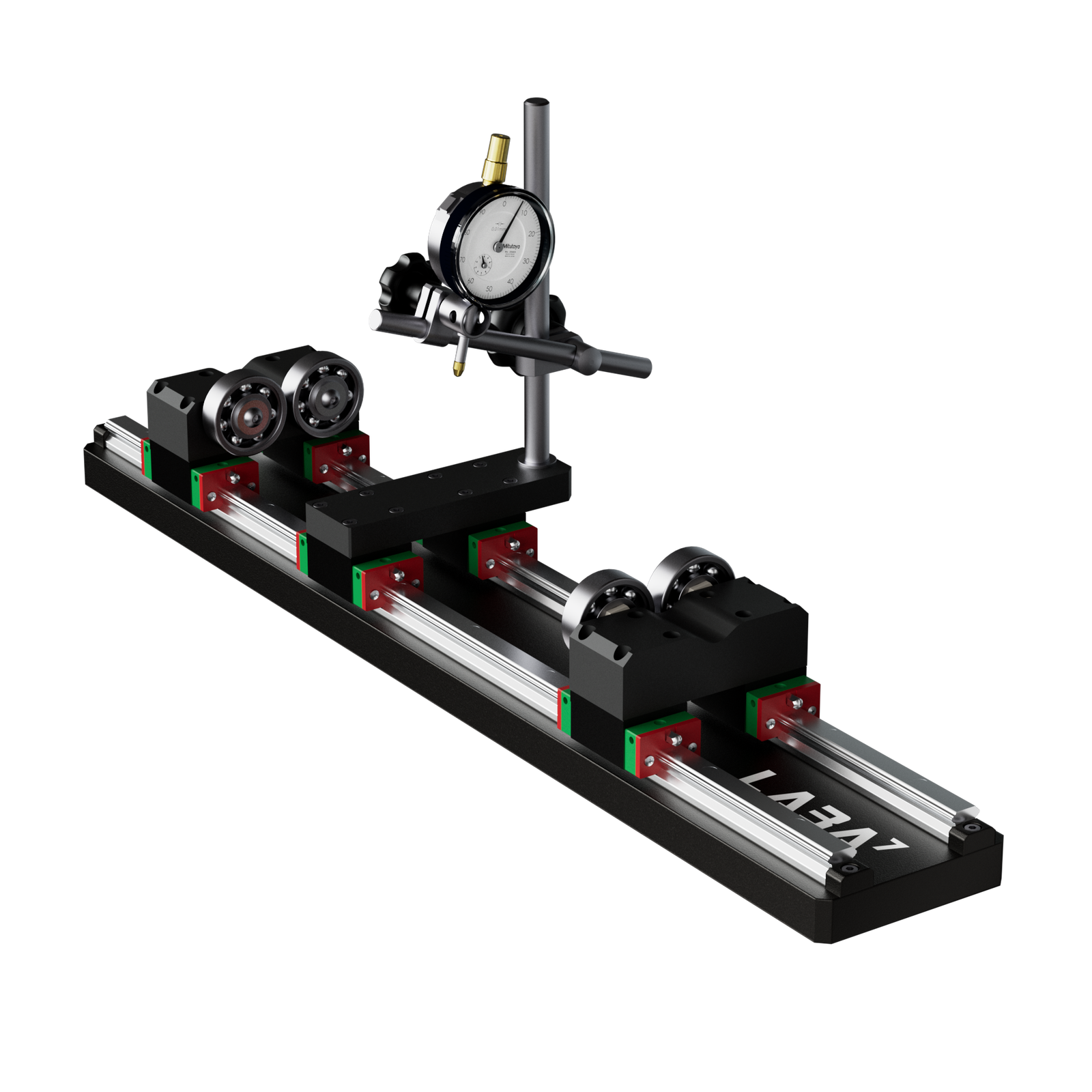 Outil de mesure du faux-rond d'amortisseur Laba7, sans amortisseur.
