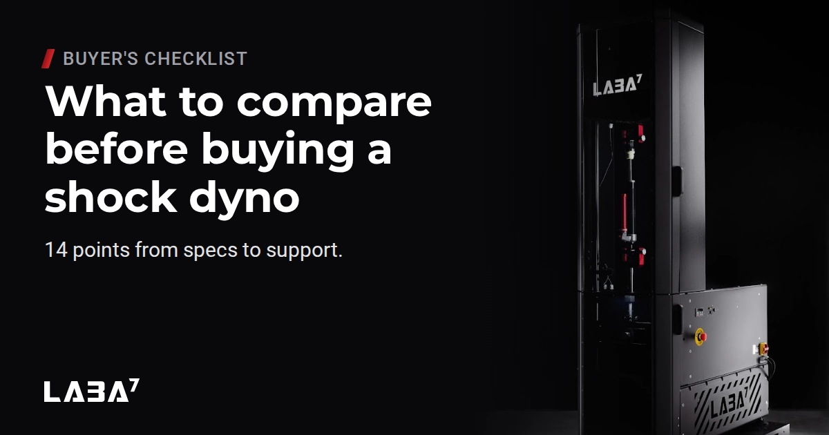 What should I compare when buying a shock dyno